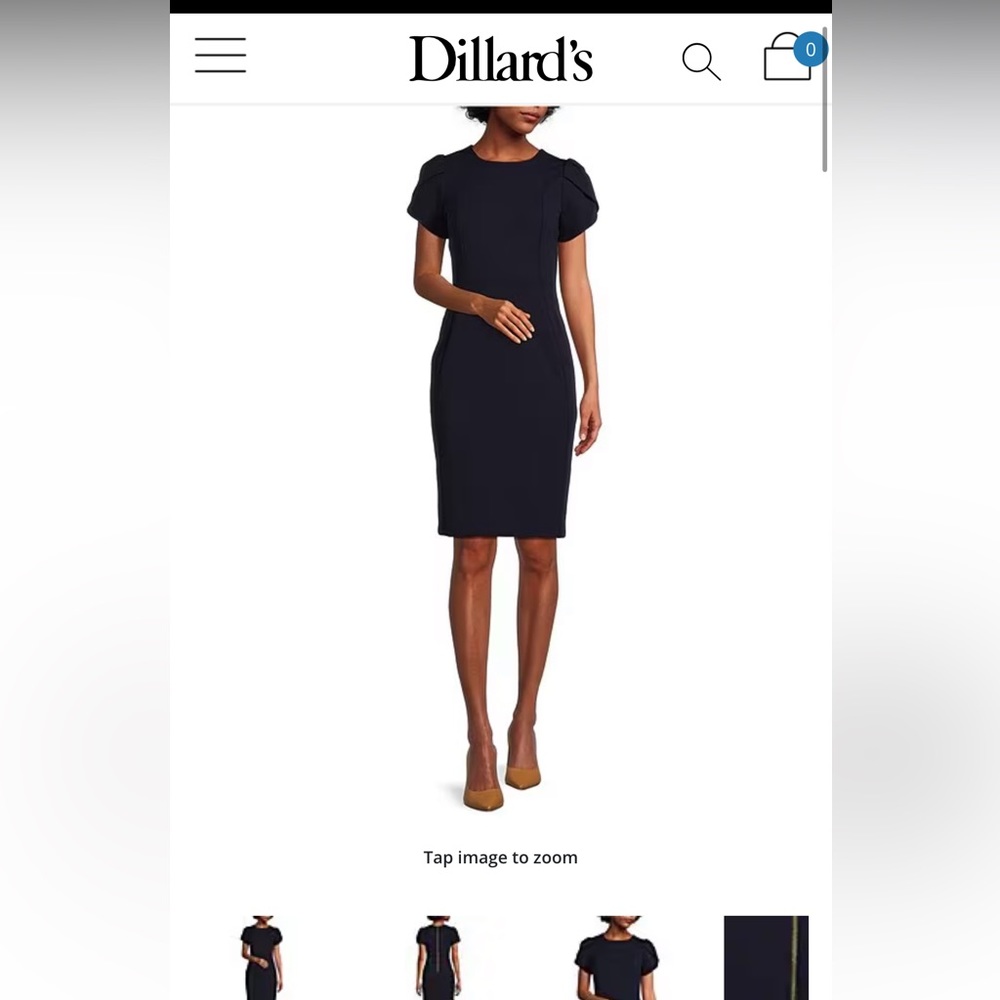 Brand new! Never worn. Calvin Klein little black dress.